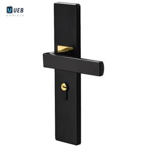 Ueblock✈Mechanical Door Lock Anti-theft Door Handle Lock with Keys Security Entrance Door Knobs Lock for Interior Wood Door