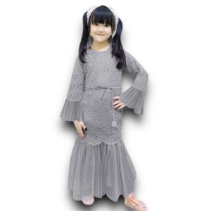 GAMIS DRESS MUTIA KID/ PAKAIAN COUPLE IBU & ANAK/ FASHION BRUKAT TILE PREMIUM