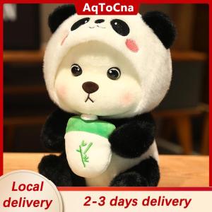 [COD] AqToCna Ship within 24 hours Crossdressing Capibara Unicorn Panda Teddy Bear Doll Plush Toys Gift For Children