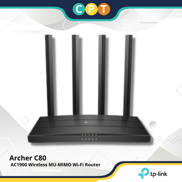 Archer C80, AC1900 Wireless MU-MIMO Wi-Fi Router