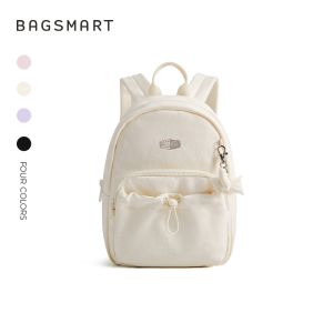 BAGSMART Trendy Mini Backpack for Women Lightweight Cute Casual Daypack Waterproof Commuting Bookbag for School Commutes Travel