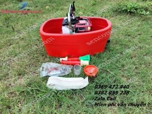 Máy Bơm Nước Tưới Cây Máy Bơm Thả Nổi Trên Mặt Nước Động Cơ 4 Thì