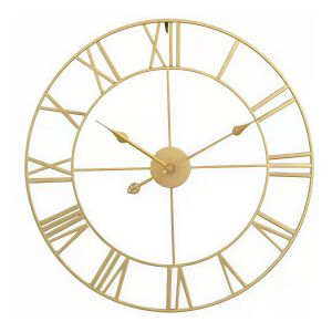 European style wall watch simple living room clock iron silent fashion wall clock creative decorative clock