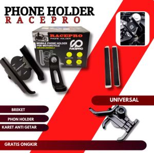 BREKET HP DUDUKAN PONSEL Holder 360 Derajat Holder Hp Sepeda Motor Alumunium Sepeda Motor Holder Handphone Holder Plus breket HP