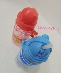 300ML Huggies Superhero Bottle With Straw (Kids Water Bottle /Children Drink Superhero) (Superman/ Batman/ Wonder Woman)