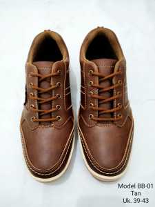 GRANDSCOOPY Sepatu Pria BB 01 Import Sepatu Casual Kulit Kerja Kantor Santai Pesta Fashion Pria