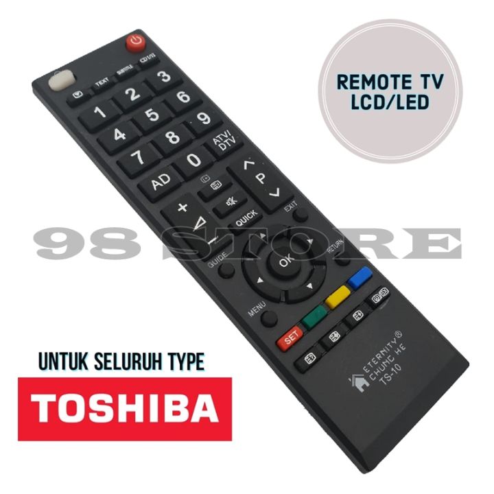 Remote TV Toshiba LCD LED dan Tabung/ Remote LCD LED CT-90380 CT