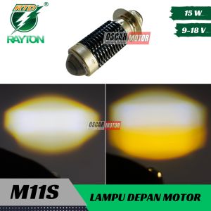 Lampu Depan Motor H6 M11S RTD RAYTON Hi Low Putih Kuning Bebek Universal  Matic