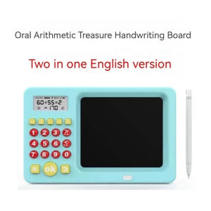 Interactive Electronic Math Game with Sketch Pad - Educational Math Learning Games for Kids LCD Writing Tablet