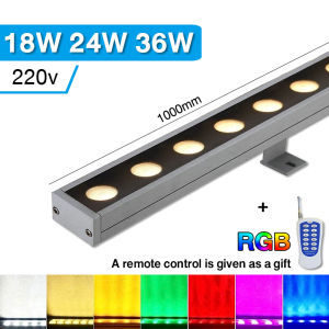 【COD & Ready】Rohstar LED Wall Washer 7W18W24W Warm white and Colorfull waterproof Outdoor Lighting RGB Warmwhite Wallwasher Spotlight