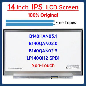 14" LCD Screen B140HAN03.1 LP140QH2-SPB1 B140QAN02.0 B140QAN02.3 For Lenovo ThinkPad X1 Carbon 5th 6th Gen Display Matrix Panel
