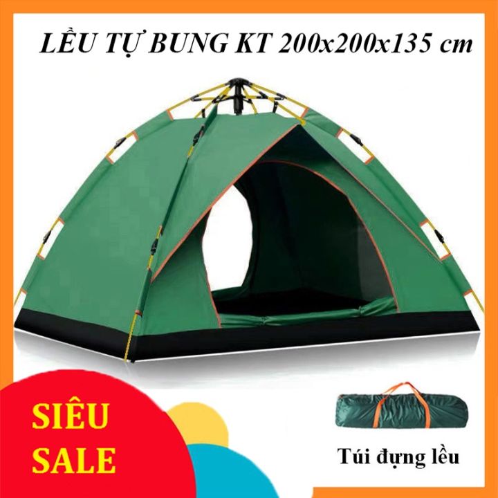 Lều Cắm Trại Dã Ngoại Du Lịch Tự Bung Cao Cấp 4 Đến 6 Người Sử Dụng ...