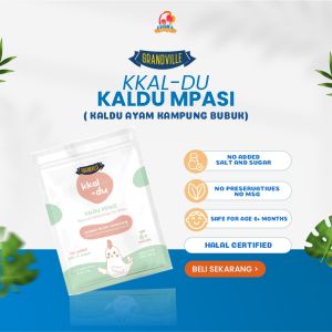 Grandville Abon Sapi Ayam & Ikan Crunchy Renyah MPASI