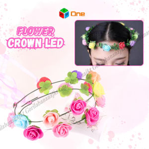 Mahkota bunga flower Mainan anak bando bandana bunga flower crown