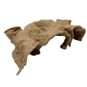 CRUSHES 3D Printing Fish Tank Underground Cave Rest Safe Betta Cave Durable Fish Nest Leisure Cave Aqaurium Decorations