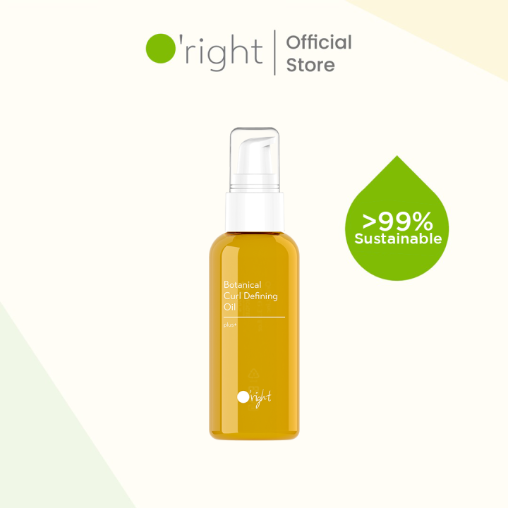 O'right Botanical Curl Defining Oil (100ml) Irresistible Curls & Shine, for All Hair Types