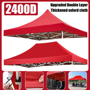 💥Long-term sun exposure is not easy to fade💥2×2/2.5×2.5/2×3/3×3/3×4.5/3×6 Tent Cover Replacement 3x3 Canopy Tent Retractable tent outdoor heavy duty canopy waterproof tent for roof top