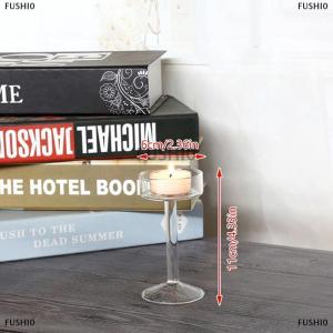 [COD] FUSHI0 1Pc Candle Holders Set Tealight Candle Holder Home Wedding Decor