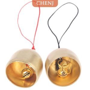 [COD] CHENJ 1pcs โลหะทองแดงระฆังตกแต่งจี้ประตูระฆัง DIY หัตถกรรมลมตีระฆังทำ