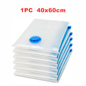 Hàng Có Sẵn Túi Hút Chân Không Túi Niêm Phong Nén Có Thể Tái Sử Dụng Đựng Quần Áo Túi Bơm Vakum Beg Baju Melancong