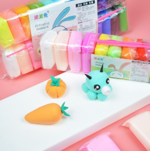 SATU SET ( 12 WARNA ) Magic Clay Polymer Plastisin Lilin Malam Ajaib Mainan Edukasi Anak DAIMURA STORE