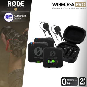 (ใช้โค้ดลดอีก10%) RODE WIRELESS PRO ไมค์ลอยดิจิตอล ติดกล้อง ไลฟ์สด Wireless Microphone System