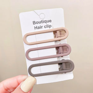 Zy Fashion 3pcs/Set Gradient Metal Hair Clip for Women Korean Style Bangs Clip Fashion Girls bobby pins