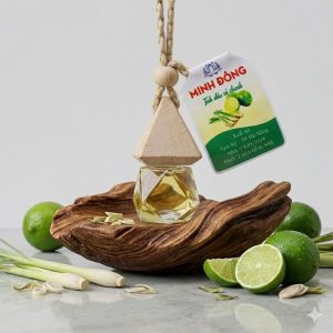 Bộ Đôi Xông Nhà Treo Ô Tô Tinh dầu Quế Trà My Chanh Sả Hương thơm tự nhiên không gian thư giãn
