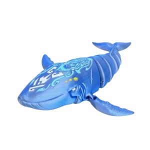 STYLETENK 3D Printed Articulated Shark Figure Flexible Design Mosasaur Whale Sea Animal Figure  Articulated Joints Joint Figurine For Collection