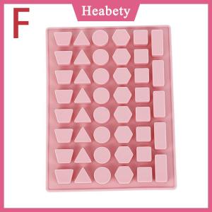 Heabety  Trộn Trái Cây Động Vật Silicone Sô Cô La Khuôn Thỏ Cá Fudge Kẹo Thạch Khuôn Hình Học Trái Tim Bánh Trang Trí Nội Thất Baking Ice Khay Quà Tặng