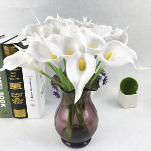 10pcs Artificial Calla Lily Bridal Bouquet Heads Fake Flowers Wedding Home Decor