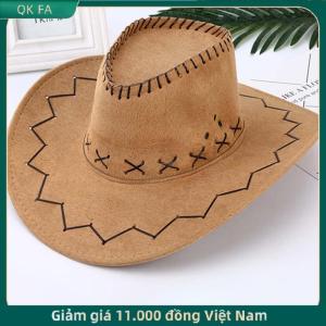 QK FA ✨ Hàng Mới Về [Cửa Hàng Thời Trang PDBH] MŨ Cao Bồi Miền Tây Mũ Cao Bồi Giá Rẻ Cho Quý Ông Cowgirl Jazz Cap