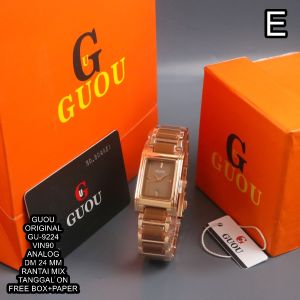 BISA CODJAM TANGAN WANITA GUOU ORIGINAL GO-9224 jam tangan wanita terbaru / jam tangan wanita termurah / jam tangan wanita kekinian / jam tangan wanita sultan / jam tangan wanita viral
