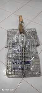 PANGGANGAN  IKAN LIPAT JUMBO UK 41 X 27 CM KAWAT TEBAL STEINLEES ANTI KARAT