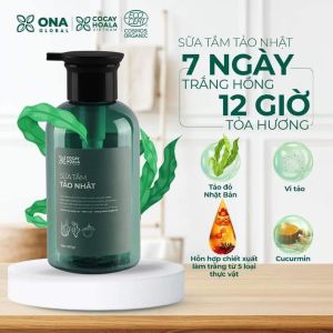 Bộ Sữa Tắm Tảo Nhật Cỏ Cây Hoa Lá 300gram