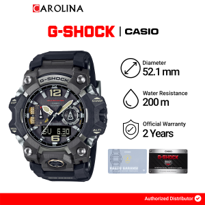 Jam Tangan Pria Casio G-shock Mudmaster GWG-B1000-1A Master Of G - LAND Digital Analog Dial Black Resin Band