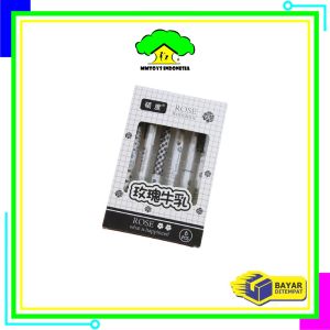 MI-A69 Pulpen ST Set 6IN1 Motif Bunga 0.5MM / Pena Mekanik Alat Tulis Perlengkapan Sekolah / Retractable Pen Karakter Set / Pulpen Cetek Import