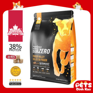 1.8kg-4.5kg Hạt Thịt Tươi Sấy Lạnh Cao Cấp Cho Chó Nutrience Subzero Gà Tây Cá Hồi Đến Từ Canada