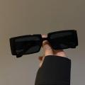 European American Personality Frosted Square Avocado Green Sunglasses INS Wind Sun Glasses Men And Women. 