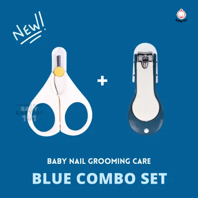 【Baby101】Infant Baby Safety Nail Clipper Nail Cutter Nail Scissors Grooming Manicure Set