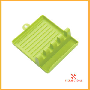 [READY STOCK] Multifunction Kitchen Tools Spatula Shelving Tray Utensil Rest Spoon Rest Heat Resistant Pot Lid Holder