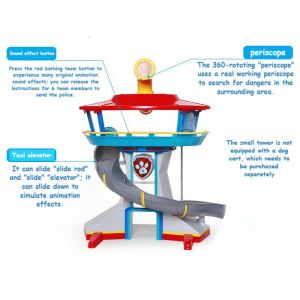 Paws Patrol Trụ sở Trụ sở Đồ chơi Tháp Quan sát Quá khổ