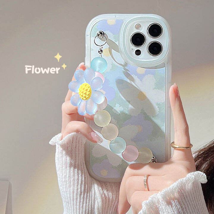 Ins style Floral Girly IPhone Cases Soft TPU Back Cover For iPhone