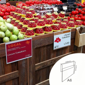 Acrylic akrilik tent card price tag /label harga /name tag