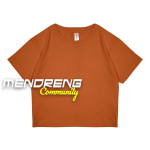 Kaos Crop Top Polos Biru Elektrik Motif Terlaris