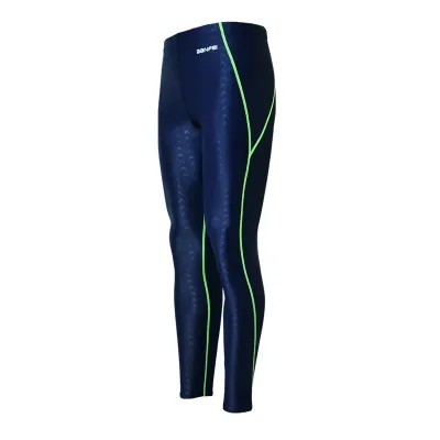 BanFei Professional Swimming Trunks Long Pants Women Men Quick Dry Diving Jammers Swimwear Swimsuit Rash Guard Nylon Spandex