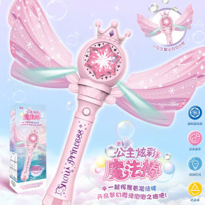 Đồ Chơi Gậy Phép Thuật Thổi Bong Bóng Công Chúa Tuyết Elsa / Công Chúa Snow Có Đèn Và Nhạc Thú Vị