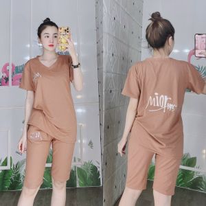 [MẪU MỚI + CÓ BIGSIZE TỚI 85KG] Đồ bộ nữ mặc nhà set bộ đồ thun lửng cotton mặc nhà dễ thương bigsize