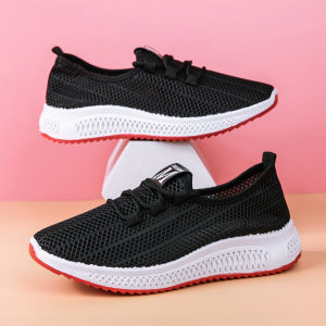 NW019 Sepatu Sneakers Wanita Motif Jaring Import