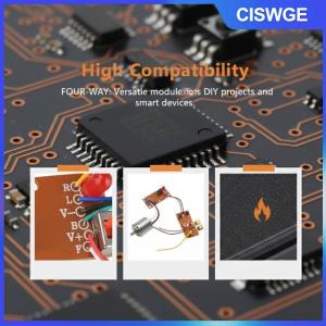 CISWGE Bốn kênh RC điều khiển từ xa mô-đun hoàn chỉnh DIY RC xe Transmitter Receiver Board Kit cho trẻ em học tập STEM dự án